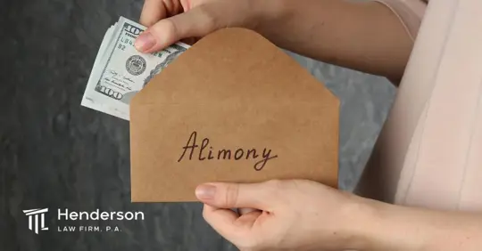 receiving alimony